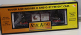 MTH Railking 30-76775 North Pole RailKing Flat Car w/Lighted Christmas Trees O SCALE Like New