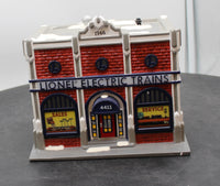 Dept 56 2202 Lionel Electric Trains Shop Snow Village  Used Excellent no light cord Damaged Box