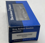 Blackstone Models B340566 DENVER & RIO GRANDE WESTERN Long Drop Bottom Gondola HOn3  Scale WEATHERED AS IS Used Excellent