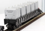 MTH Railking 30-7253 Pittsburgh & Lake Erie Gondola Car w/LCL Containers #40582 O SCALE Like New