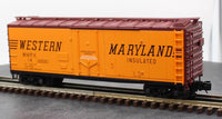 Atlas 0538-2 WESTERN MARYLAND 40' Plug Door Box Car Trainman O Scale NEW