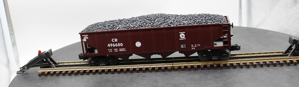 MTH 30-7011C RailKing Conrail Hopper with Coal Load freight car O Scale Like New