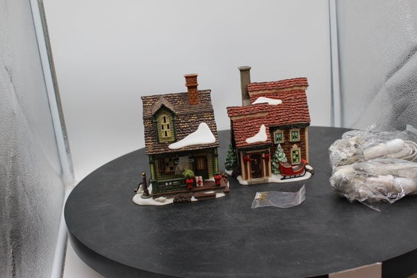 Department 56 56.56659 Warren Homestead amd Walden Cottage Like New