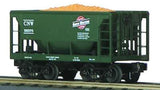 MTH Railking 30-7519 Chicago & North Western Ore Car w/coal load Dark green body with CNW herald O SCALE Like New