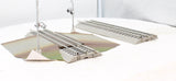 Lionel 6-12052 FasTrack Grade Crossing with Flashers O SCALE Like New