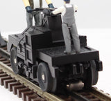 MTH Railking 30-2508 Black Operating Hand Car O SCALE NEW