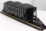 MTH Premier 20-90003d Pennsylvania Premier 4 Bay Hopper W/Coal Load O SCALE Like New