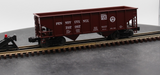 Weaver 707077 PA. Railroad 2 vBay ribbed coal car O SCALE Like New