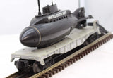 Lionel 6-16351 UNITED STATES NAVY 1992 Flatcar w Submarine O Scale Like New