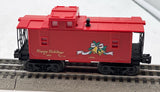 Lionel 6-16547 Christmas Square Window Caboose O SCALE Like New