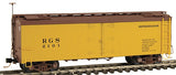 Micro Trains 85000021 RIO GRANDE SOUTHERN 30' Refrigerator Car Line #2101 HOn3 Scale Used Excellent Damaged Box