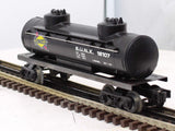 Lionel 6-16107 SUNOCO Black Double Dome Tank Car #16107 O Scale Like New