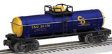 Lionel 6-36176 C&O Single Dome Tank Car O SCALE Used Excellent Damaged Box