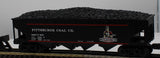 MTH 30-8290 Pittsburgh Champion Coal Co. 4 Bay Car with Coal load Scale O SCALE Like New