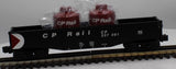 Lionel 6-26332 CP Rail O27 Gondola with Canisters O SCALE Like New Damaged Box