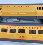 MTH 30-1584p Union Pacific UP Streamlined passenger car set (4 cars) O SCALE Like New