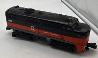 Lionel 6-18922 18923 New Haven black and orange Alco A diesel unit O SCALE Like New