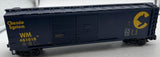 MTH 20-93031 Premier Chessie Double Door 50' Box Car O SCALE Used Excellent