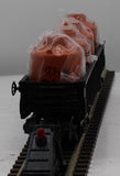 Lionel 6-26649 ERIE LACKAWANNA Gondola w/ 4 Canisters O Scale Like New