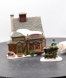 Department 56 4016903 Partridge Wreath Shop New England Village  Used Excellent