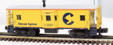 MTH Railking 30-7713 Chessie Bay Window Caboose C-3027 O SCALE Used No Box