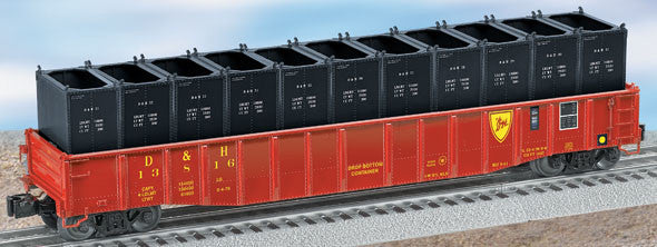 Lionel 6-17474 Delaware & Hudson PS-5 Gondola w/coke containers #13816 O SCALE NEW