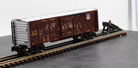 K-Line 6-21630 Union Pacific Livestock Freight Car O SCALE Like New