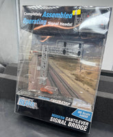 BLMA Models 4030 Modern Cantilever Left Hand Signal Bridge w/ LEDs O SCALE NEW