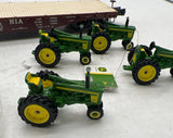 Lionel 2426150 Pennsylvania PRR 40' Flatcar w/ 4 John Deere tractors O SCALE Like New