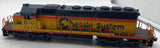 Lionel 6-28245 Chessie Conventional SD40-2 #7617 diesel locomotive  O SCALE Used Excellent