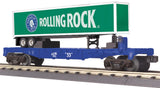 MTH Railking 30-76277 AB Rolling Rock Trailer O SCALE Like New