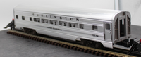 Lionel 6-9578 LIONEL ILLUMINATED BURLINGTON ALUMINUM PASSENGER CAR O SCALE Like New Damaged Box