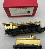 Westside Model Company K-37 DRGW Mikado Steam locomotive HOn3 Scale brass Used Damaged Box as is untested— half painted, modified