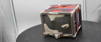 Dept 56 2202 Lionel Electric Trains Shop Snow Village  Used Excellent no light cord Damaged Box