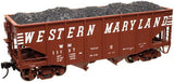 Atlas 6757-6 WESTERN MARYLAND 55 Ton Fish Belly Hopper O Scale NEW