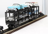 MTH Railking 30-7676 MTH Transport Auto Carrier Flat Car O SCALE Like New