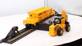 K-Line K724-8011 Trackside Construction operating dump car and loader O SCALE Like New