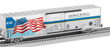 Lionel 2026370 Union Pacific UP George Bush 4141 LED 60' Flag Boxcar O SCALE NEW