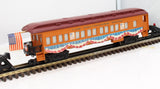 Lionel 6-9527 CHICAGO MILWAUKEE ST PAUL & PACIFIC FDR Campaign Observation Car O Scale Used Damaged Box
