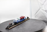 K Line K661-1431 O Gauge Flatcar with '98 Ford Pickup and Figures 10 O SCALE Like New