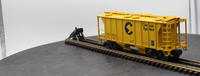 MTH 20-97102 M.T.H. RailKing Chessie O Scale Ps-2 Hopper Like New