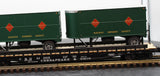 Lionel 6-27566 Railway Express Agency PS-4 Flatcar 8105 O SCALE Like New