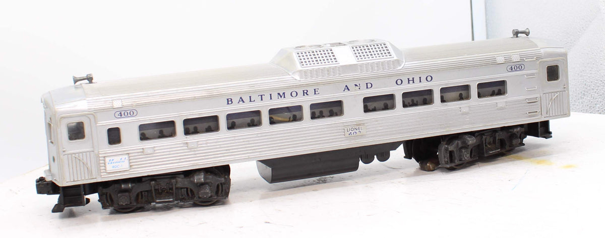 Lionel RDC 1 B&O Passenger Budd Car #400 O SCALE Used No Box