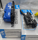 K-Line k-1202  CONRAIL 5 UNIT WORK TRAIN GG1 Electric Locomotive & 4 CARS Train Set O SCALE Like New