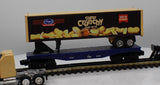 K-line k92378 Kroger Trailer and Flat Car with TractorO SCALE Like New