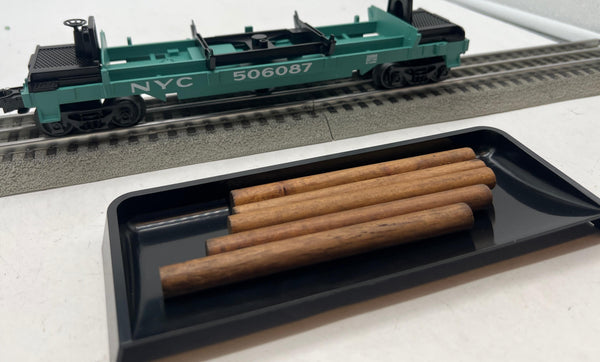 Lionel 6-26898 New York Central Operating Log Dump Car O SCALE NEW