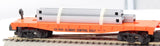 American Flyer 6-48505 ILLINOIS CENTRAL Flat Car With Load S Scale Like New