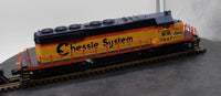 MTH Premier 20-2216-1 Chessie SD40-2 Diesel Engine - Chessie Cab C&O 7532 B&O 7616 WM 7547 With Proto O SCALE. Used Excellent
