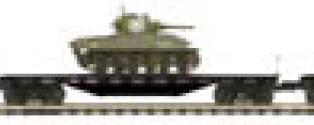 MTH Premier 20-90545e Chesapeake & Ohio 50-Ton 41' Wood Flat Car w/Sherman Tank Load O SCALE NEW