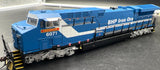Broadway Limited Imports BLI  BLUE LINE 5059 BHP Iron Ore GE AC6000 #6071 w/ low ditch lights, blue scheme, DC Sound DCC READY HO Scale Like New